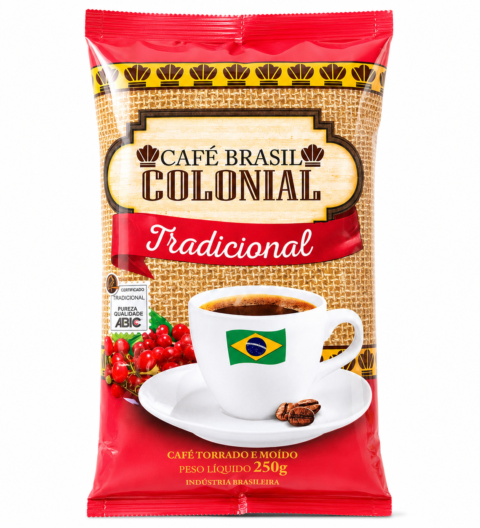 Café Brasil Colonial Tradicional 250g 100% arábica