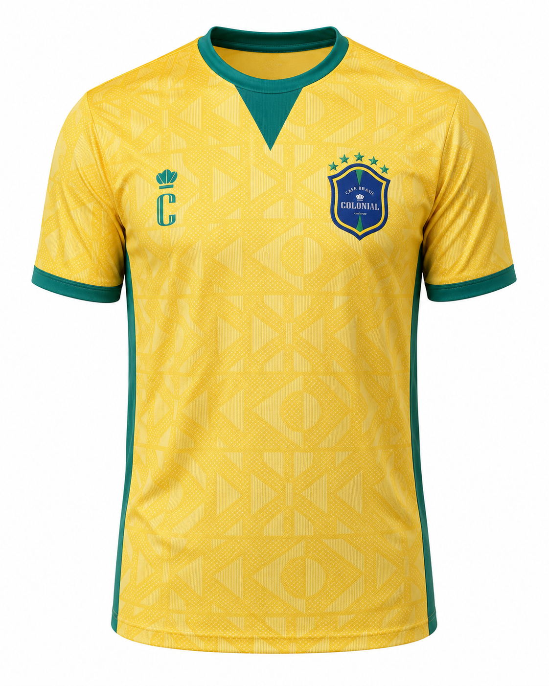 Camisa Café Brasil Colonial Copa 2026 — Edição Torcida Brasil